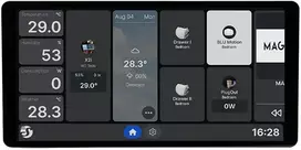 Išmanioji Namo Valdymo Pultas - Shelly Wall Ekranas X2i 6,95" Wi-Fi 6, Bluetooth 5.0 Sidabrinė
