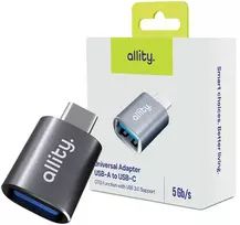 Allity Sp. z o.o. „Allity“ adapteris ABA-102 USB 3.0 į USB-C, pilkas