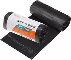 HDPE šiukšlių maišai, 20 l 45 x 50 cm, 50 vnt., 13 x 5 x 5, 00701, Simple Solution