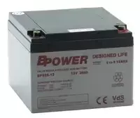 BPS26-12 Akumuliatorius AGM VRLA 12 V 26 Ah BPOWER