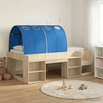 Lova Lovos rėmas su tuneliu 3 vnt. Sonoma ąžuolo ir mėlyna