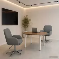 Sukamosios stalo kėdės 2 vnt. 54 x 58 x 90 cm Tamsiai pilka