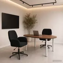 Sukamosios stalo kėdės 2 vnt. 54 x 55 x 90 cm Juoda Aksomas