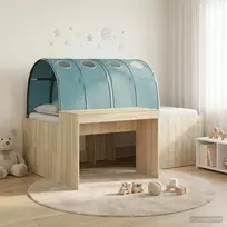 Lovą su tuneliu 3 vnt. Artisian ąžuolas ir šviesiai mėlyna