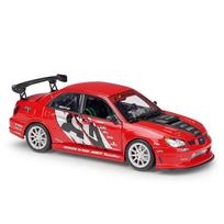 WELLY 1/24 APR Subaru Lmpreza Performance Alloy Car Diecasts & Toy Vehicles Car Model Miniature Scale Model Car Toy for Children raudona