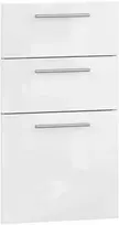 VENTO D3S_H-40/82 fronts, color: baltas high gloss