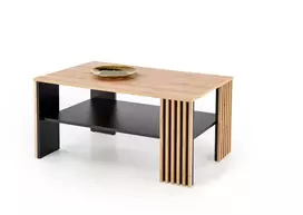 FEMINA kavos staliukas, artisan ąžuolas / juoda