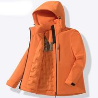 Unisex Waterproof Fleece Jackets Winter Windproof Thermal Windbreaker Men Women Hiking Camping Skiing Climbing Raincoat XXS