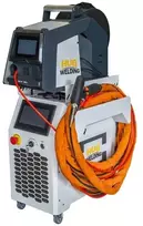1.5 kW Rankinis lazerinis suvirinimo aparatas Hugong HGLW-1545AIR oru aušinami
