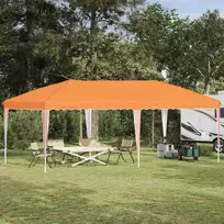 Pop-up šventinis palapinė 575 x 290 x 245 cm Oranžinė
