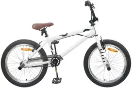 BMX Dviratis 20 Colių skirta vyresniems nei 9 metų Balta