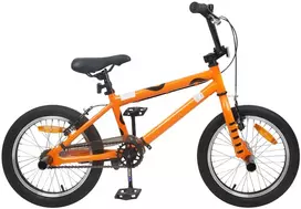 BMX Dviratis 16 Colių 5-8 metų amžiaus Oranžinė