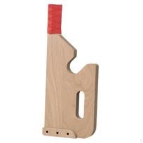 Wooden Deadlift Barbell Holder Jack Stand Weightlifting Accessories Mini for Home Gym