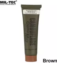 Maskuojantis grimas tutelėse Mil-tec M97 Ruda