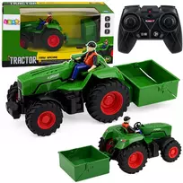 Lean Toys RC traktorius 1:24 su dėžine priekaba