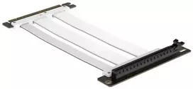 Vaizdo plokštė Corsair Premium PCIe 5 Riser Cable, 175 mm, x16 Interface – Baltas