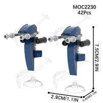 MOC2230 42PCS Interstellar Series MOC Aerial Vehicles Building Blocks Movie Battle Droids Aircraft Models Assemble Toys For Kids