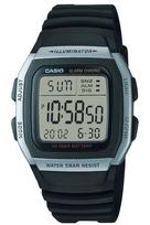 Casio Casio Collection Juodas riešinis laikrodis, W-96H-1AJH, Vyriškas,