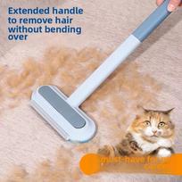 Multi functional bristle brush, pet hair scraper, hair remover, dog remover, pet glue one size mėlyna