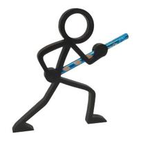 Creative Stickman Pen Holder 3D Printed Line Figure Pencil Display Stand Novelty Stationery Organizer for Home Office Desk Decor D