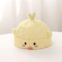 Unisex Baby Beret with Quick-Drying Sun Protection – Cute Little Yellow Duck Design for Spring and Autumn 48 cm geltona