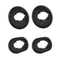 4vnt silikoninių ausinių dangtelių keičiamasis ausinių priedas, skirtas Samsung Galaxy Buds Live juoda