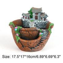 Resin House Decoration Succulent Holder Succulent Flowerpot Desktop Ornament Home Decorations Accessories