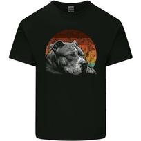 Pitbull Dog Sunset Kids T-Shirt Childrens XL
