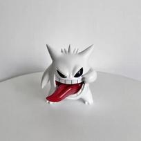 Sandėlyje Skaidrus Gengar figūrėlės modelis PokMon Mielas su iškištu liežuviu variantas Anime stalo papuošalas GK Kolekcionuojamas žaislas Madinga dovana blue