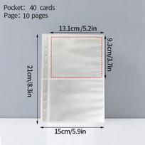 A5 Binder Photocards Kpop Photo Album Photocard Cards Collect Book 10/25pc Inner Pages Kpop Binder Picture Albums