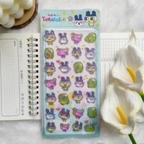 2pcsNew Tamagotchi 3D Cartoon Relief Enjoyable Stickers - Resin Stickers Fit designed for DIY Decoration by Children plus Girls