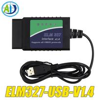 ELM327 USB V1.4/1.5/2.1 Original PIC18F25K80 FTDI FT232RL OBD2 Diagnostic Tool For ScanTool/MultiEcuScan OBD2 Interface Scanner USB V1.4