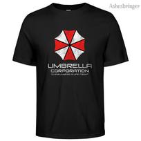 Vyriški medvilniniai marškinėliai su „Umbrella Corporation“ grafika, gatvės laisvalaikio stiliaus T-shirt vyrams ir moterims - Vasariniai medvilniniai grafiniai marškinėliai vyrams 5XL įvairiaspalvis
