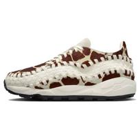 Nike Air Footscape Woven Karvės rašto moteriški sportbačiai Kreminiai Sail Juodi FB1959-100 37.5