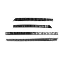 For VW Tiguan R-Line 2026-2026 ABS Black Honeycomb Style Rear Bumper Fog Light Lamp Cover Trims Car Auto Accessories juoda