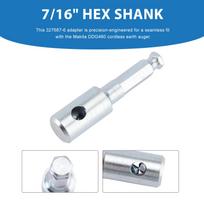 327687-6 Earth Auger Bit Adapter D-7/16  Hex Shank for Makita DDG460