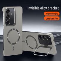 Samsung Galaxy S24+ Ultra-Thin Magnetic Case with Metal Paint Borderless Design and Heat Dissipation Samsung Galaxy S24 Ultra