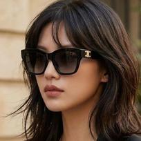 [Celine] Sunglasses CL40253I 01F Men's Women's Fashion Triomphe
