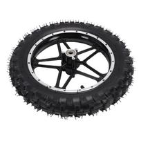 Wheel Rim Tire Assembly 10 Inch 12mm Shaft 2.50 10 Dirt Bike Wheel Tire Assembly for Mini Pocket Front