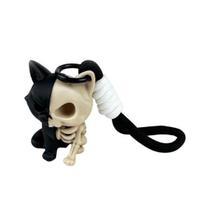 3D Spausdintas Skeletas Katė Raktų Pakabukas Fidget Žaislas Gyvūno Centrinė Figūrėlė Su Judančiais Sąnariais Stalo Dekoras Cat
