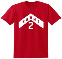 RED Kawhi Leonard Raptors  We The North Jersey Logo  T-Shirt XXXL