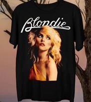Retas Blondie grupės kolekcijos S-5XL marškinėliai S
