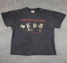 Vintage Fleetwood Mac Shirt Mens Faded Concert Band T World Tour 2003 Y2K XL