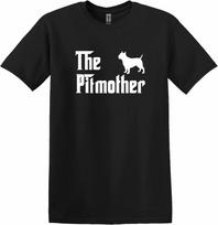 Funny The Pitmother Pit Bull Pitbull Dog Lover Mom Mama T-Shirt M
