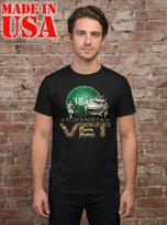 Afghan Vet Isaf Crest - Isa Afghanistan PREMIUM T-Shirt Made in USA S-2XL XL