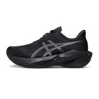 Asics Novablast 6 Wide Patogūs kvėpuojantys jautrūs bėgimo bateliai Vyriški sportbačiai Juodi Balti 1011C242-002 40 black