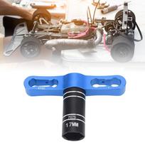 Aluminum Alloy Hex Sleeve Wrench for Traxxas/Axial/Arrma/ HSP/Redcat/ECX/HPI 1/8 1/10 1/12 RC Cars mėlyna