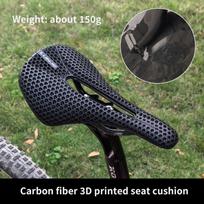LUNJE Mtb Seat the 3d Printed Cushion Adopts a Honeycomb Hollow Design Carbon 3d Printed Bicycle Saddle Carbon Seat Carbon Fiber+3D Printing juoda