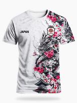 Japoniško stiliaus futbolo marškinėliai su logotipu, pralaidūs orui, greitai džiūstantys, sportui, jaunimui, Japonijos kultūros mėgėjams, puiki sporto dovana XXS