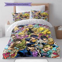 JoJo Anime Decorative Duvet Cover Bedding Set Soft Quilt Cover Comforter Cover Bedroom Home Textile -QJY 135x200cm